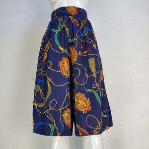 Vintage 80's Navy Blue Culottes